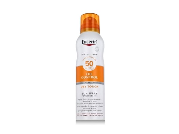Eucerin Sun Protection Oil Control Dry Touch solspray transparent SPF 50 200 ml
