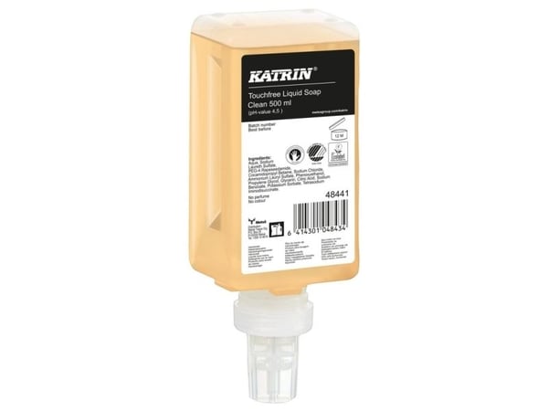 Cremesæbe, Katrin, Clean Refill Touchfree 500 ml, sæbe