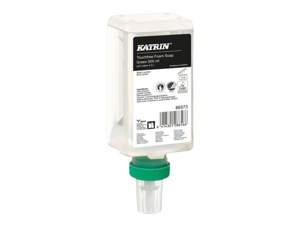 Skumsæbe, Katrin, Touchfree Refill Touchfree 500 ml, sæbe, grøn