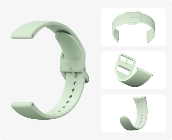 Xiaomi - Klokkestropp for smart armbåndsur - 135 - 205 mm - peppermyntegrønn - for Xiaomi Redmi Watch 3, Watch 5