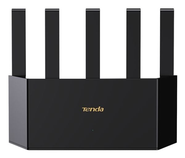 Tenda TE3L v1.0 BE3600, Wi-Fi 7 (802.11be), Dobbelbånd (2.4 GHz / 5 GHz), Ethernet/bredbåndsforbindelse, Sort, Frittstående router