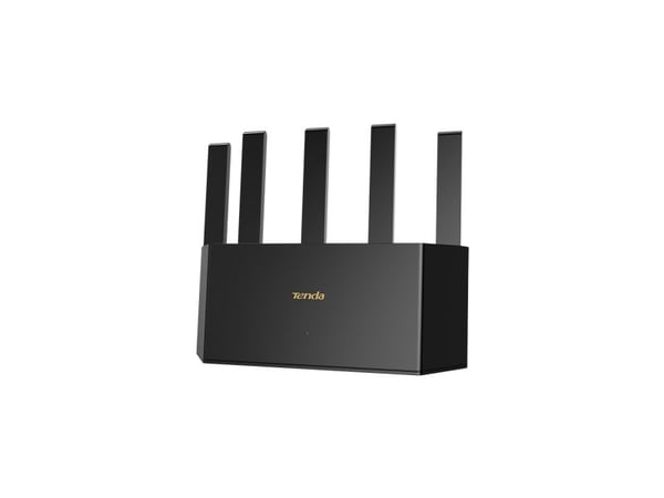 Tenda TE6L Pro, Wi-Fi 7 (802.11be), Dobbelbånd (2.4 GHz / 5 GHz), Ethernet/bredbåndsforbindelse, Sort, Frittstående router