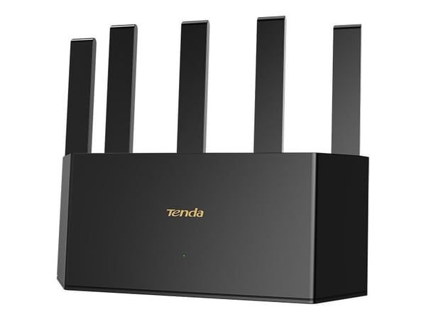Tenda TE6L Pro, Wi-Fi 7 (802.11be), Dobbelbånd (2.4 GHz / 5 GHz), Ethernet/bredbåndsforbindelse, Sort, Frittstående router