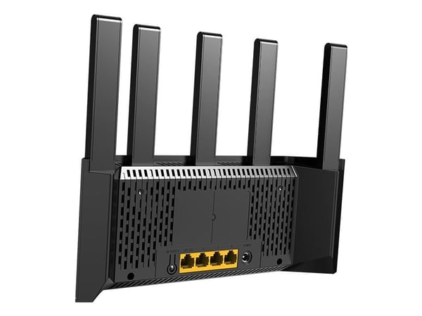 Tenda TE6L Pro, Wi-Fi 7 (802.11be), Dobbelbånd (2.4 GHz / 5 GHz), Ethernet/bredbåndsforbindelse, Sort, Frittstående router