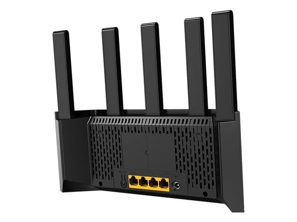 Tenda TE6L Pro, Wi-Fi 7 (802.11be), Dobbelbånd (2.4 GHz / 5 GHz), Ethernet/bredbåndsforbindelse, Sort, Frittstående router