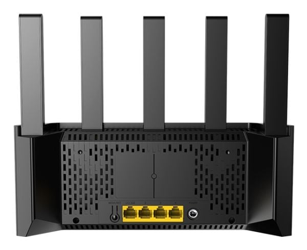 Tenda TE6L Pro, Wi-Fi 7 (802.11be), Dobbelbånd (2.4 GHz / 5 GHz), Ethernet/bredbåndsforbindelse, Sort, Frittstående router