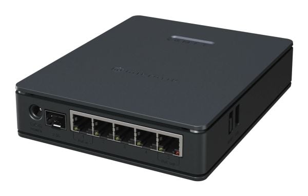MikroTik hAP ax S - Trådlös router 6-portars switch - 1GbE, 2.5GbE - Wi-Fi 6 - Dubbelband - väggmonterbar