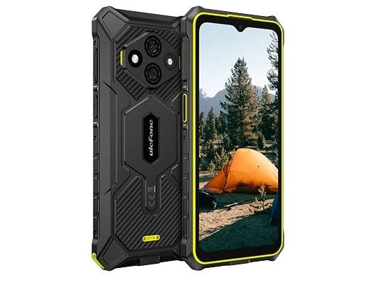 Ulefone RugKing 3 Pro, 16,7 cm (6.56"), 8 Gt, 128 Gt, 48 MP, Android 15, Sort, Grøn
