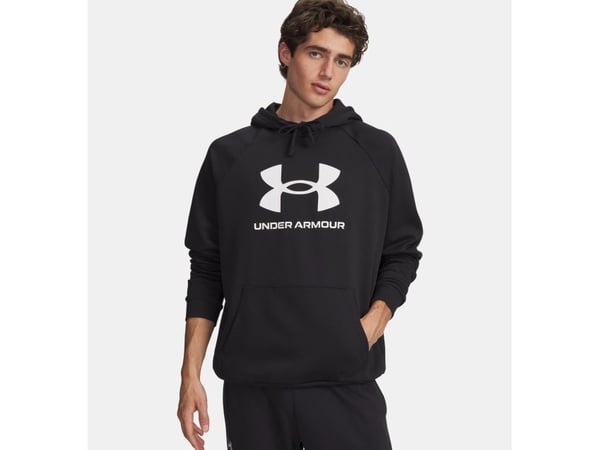 Under Armour UA Rival Fleece, Voksen, Hankjønn, Svart, Hettegenser, Monokromatisk, M