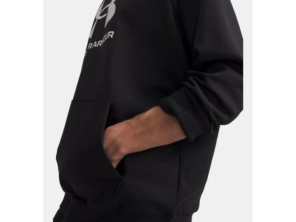 Under Armour UA Rival Fleece, Voksen, Hankjønn, Svart, Hettegenser, Monokromatisk, M