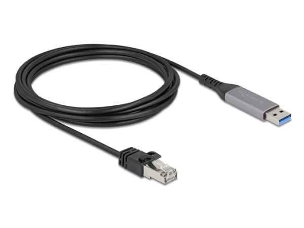 Delock - Nettverksadapter - USB 3.0 - 1000Base-T x 1 - antrasitt, svart