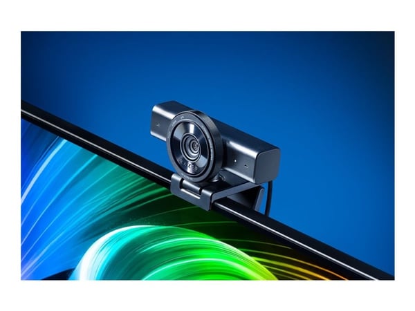 Razer Kiyo V2 - Nettkamera - farge - 8,3 MP - 3840 x 2160 - lyd - USB-C 3.2 Gen1 - MJPEG, YUY2, NV12