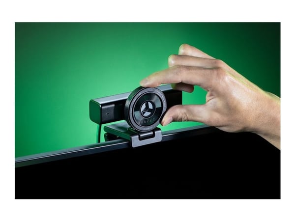 Razer Kiyo V2 - Nettkamera - farge - 8,3 MP - 3840 x 2160 - lyd - USB-C 3.2 Gen1 - MJPEG, YUY2, NV12