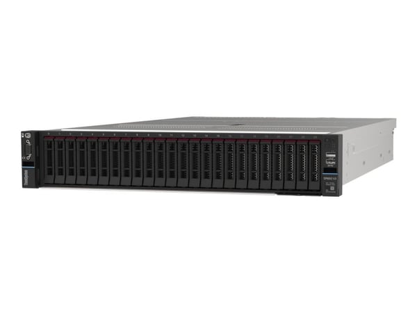 Lenovo ThinkSystem SR650 V3 7D76 - Server - kan monteras i rack 2U - 2-vägs - 1 x Xeon Silver 4510 / upp till 4.1 GHz - RAM 32 GB - ingen HDD - AST...