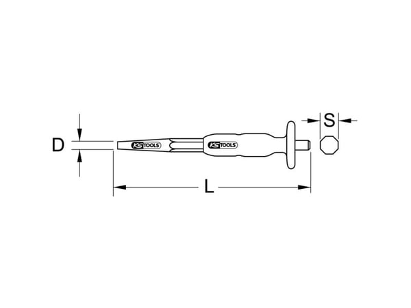 Handmejsel KS Tools 156.0237