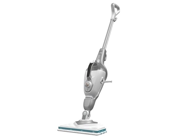 Black & Decker Steam-Mop + SteaMitt, Steam mop, 0,5 l, Grå, Knapper, 8 m, 1600 W