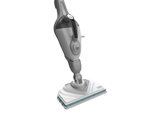 Black & Decker Steam-Mop + SteaMitt, Steam mop, 0,5 l, Grå, Knapper, 8 m, 1600 W
