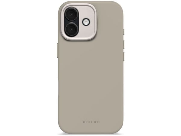Decoded AntiMicrobial Silicone Backcover - silikoni suojakotelo iPhone 17 yhteensopiva MagSafe pehmeä taupe Decoded AntiMicrobial Silicone Backcover - silikoni suojakotelo iPhone 17 yhteensopiva MagSafe pehmeä taupe