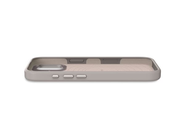 Decoded AntiMicrobial Silicone Backcover - silikoni suojakotelo iPhone 17 yhteensopiva MagSafe pehmeä taupe