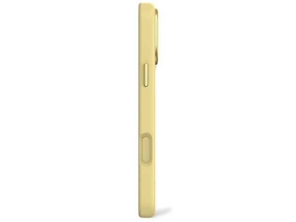 Decoded AntiMicrobial Silicone Backcover - beskyttelsesveske i silikon for iPhone 17 Pro Max kompatibel med MagSafe yuma yellow