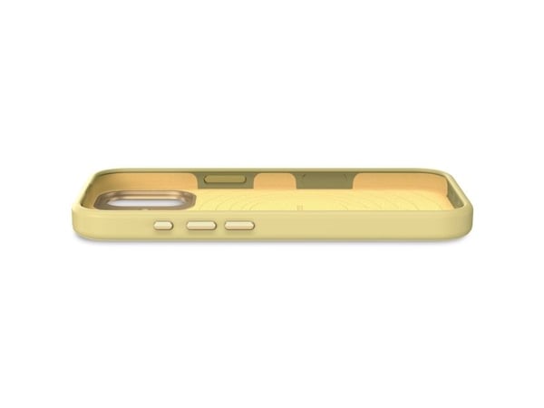Decoded AntiMicrobial Silicone Backcover - beskyttelsesveske i silikon for iPhone 17 kompatibel med MagSafe yuma yellow