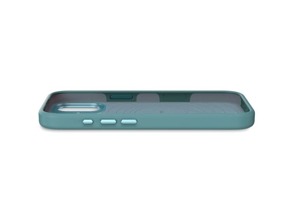Decoded AntiMicrobial Silicone Backcover - beskyttelsesveske i silikon for iPhone 17 kompatibel med MagSafe retroblå