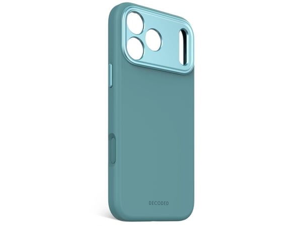 Decoded AntiMicrobial Silicone Backcover - beskyttelsesveske i silikon for iPhone 17 Pro Max kompatibel med MagSafe retroblå