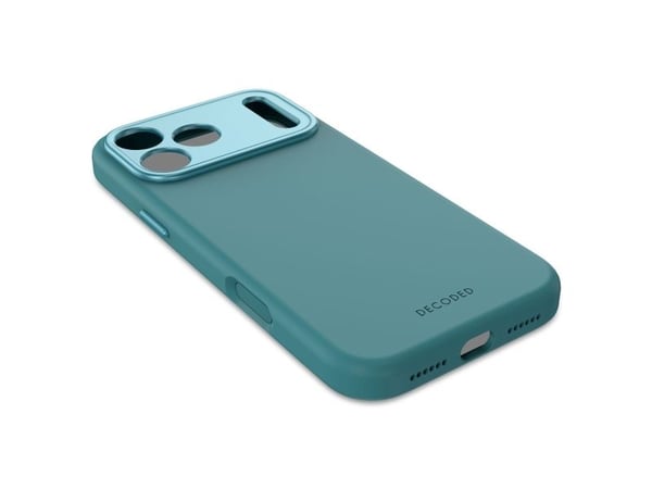 Decoded AntiMicrobial Silicone Backcover - beskyttelsesveske i silikon for iPhone 17 Pro Max kompatibel med MagSafe retroblå