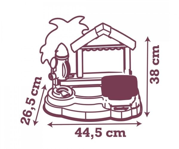 Smoby Little Stitch Gourmet Beach Bar, Kjøkken, Stitch, 3 år, Flerfarget, Plast