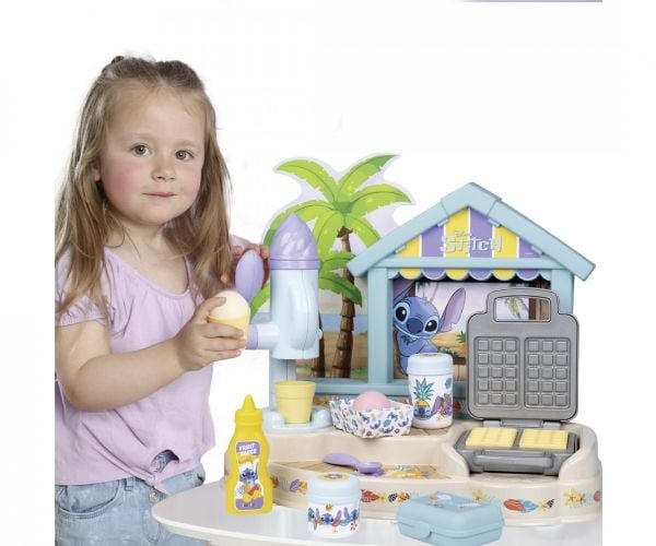 Smoby Little Stitch Gourmet Beach Bar, Kjøkken, Stitch, 3 år, Flerfarget, Plast