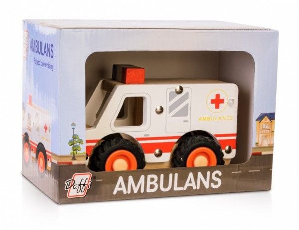 Daffi trebil med dekk Ambulanse D-136 41363