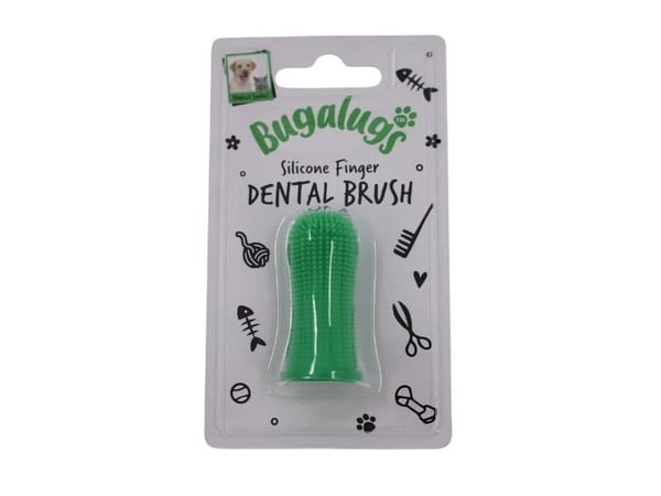 Bugalugs fingertandborste i silikon 3-pack
