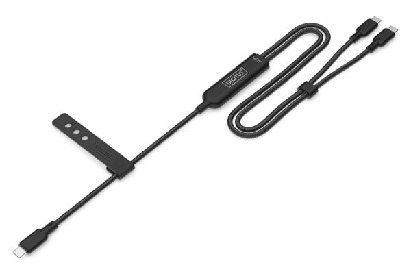 DIGITUS - USB-kabel - USB-C (hann) til USB-C (hann) - USB 2.0 - 48 V - 5 A - 1.8 m - USB Power Delivery 3.1 (140W) - svart