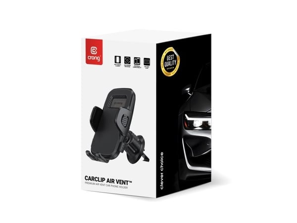 Crong CRGCH8BLK, Mobiltelefon/smarttelefon, Bil, Truck, Svart, Karbon