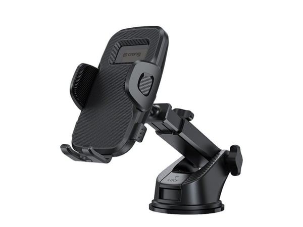 Crong CRGCH7BLK, Mobiltelefon / smartphone, Passiv hållare, Bil, Lastbil, Svart, Kol
