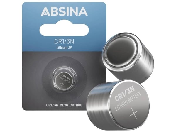 Absina knappcellebatteri CR 1/3 N 3 V 1 stk litium