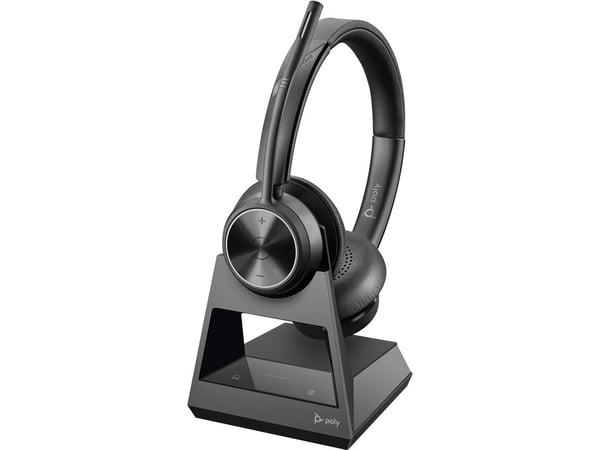POLY Savi 7320 Office, Trådløs, Kontor/kundesenter, 20 - 20000 Hz, 160 g, Hodesett, Sort