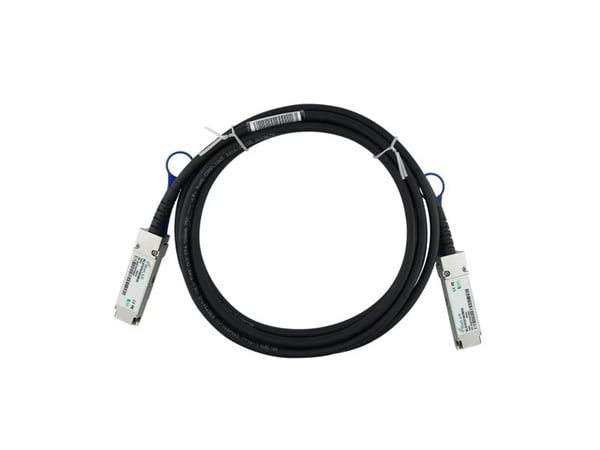 Kompatibles Mellanox MCP1650-V02AE26 QSFP56 Direct Attach Kabel, 200GBASE-CR4, Infiniband, 30AWG, 3 Meter (MCP1650-V02AE26-BL)
