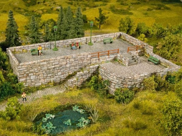 NOCH 0056640 Yleiskäyttöinen 3D-kartonkilevy Kiviseinä