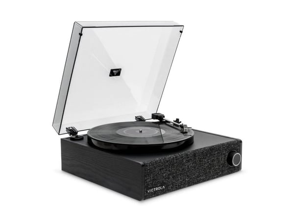 Victrola Eastwood LP, Beltedrevet platespiller, Svart, MDF, Plast, 33 1/3,45,78 RPM, 33 1/3,45,78 RPM, 352 mm