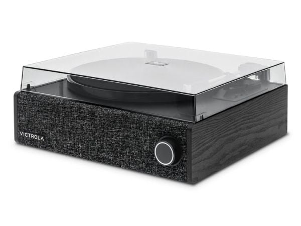 Victrola Eastwood LP, Beltedrevet platespiller, Svart, MDF, Plast, 33 1/3,45,78 RPM, 33 1/3,45,78 RPM, 352 mm