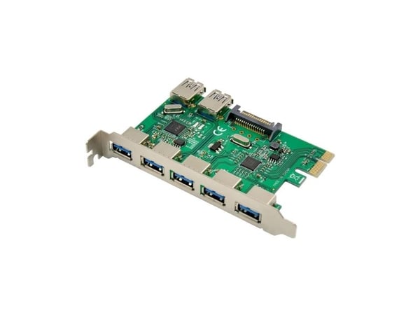 MicroConnect - USB-adapter - PCIe 2.0 - USB 3.0 x 7