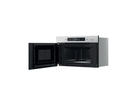 Whirlpool MBNA910X, Inbyggd, Enbart mikrovågsugn, 22 l, 750 W, Inbyggd display, Knappar, Rotations-