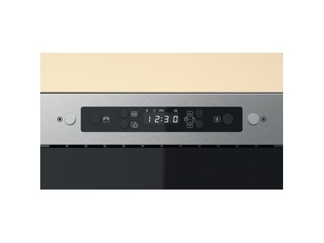 Whirlpool MBNA910X, Innebygget, Solo mikrobølge ovn, 22 l, 750 W, Innebygd skjerm, Knapper, Rotasjon
