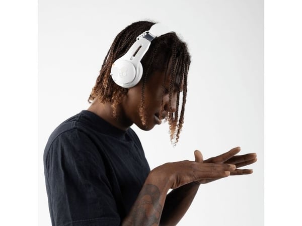 Skullcandy Icon ANC, Ledning & Trådløs, 20 - 20000 Hz, Samtaler/musikk, 225 g, Hodesett, Hvit