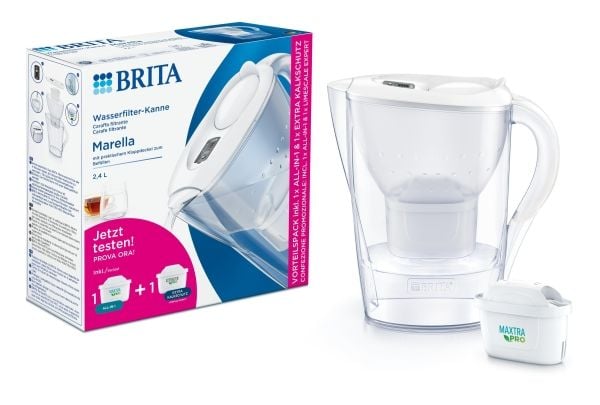 Brita Marella, Manuellt vattenfilter, 2,4 l, Vit