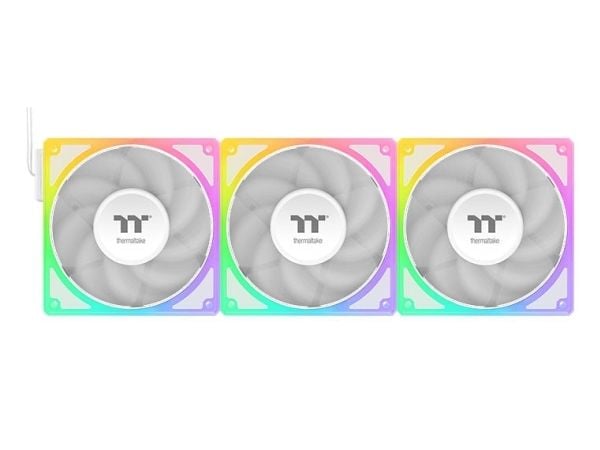 Thermaltake TOUGHFAN EX 140 ARGB Sync White 3-pakning | Vifte for kabinett