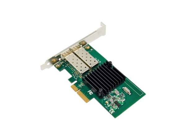 Microconnect MC-PCIEX4-I350-F2, Intern, Koblet med ledninger (ikke trådløs), PCI Express, Fiber, 1000 Mbit/s