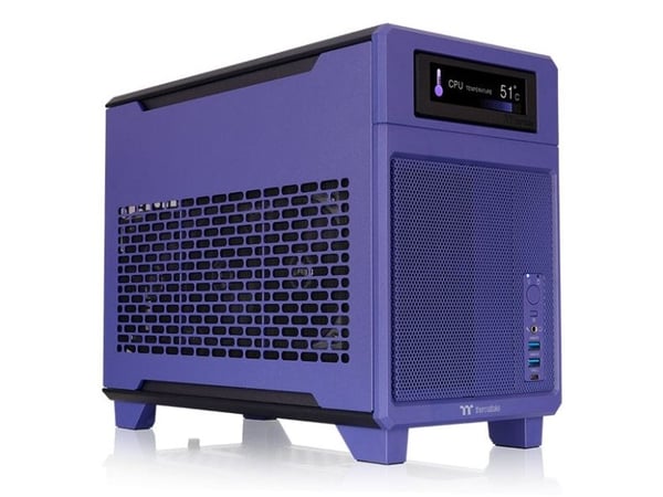 Thermaltake TR100, Mini Tower, PC, Violetti, Mini-ITX, SPCC, Terästä, 6,8 cm