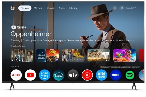 Sharp 65HP5265E, 165,1 cm (65"), 3840 x 2160 pikseliä, QLED, Älytelevisio, Wi-Fi, musta
